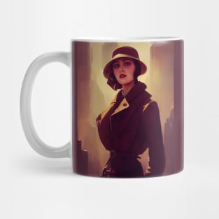 Diesel Punk Woman Mug